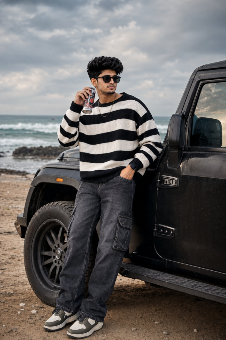 Ultra-realistic cinematic beachside luxury lifestyle portrait with DSLR-quality natural lighting and shallow depth of field.