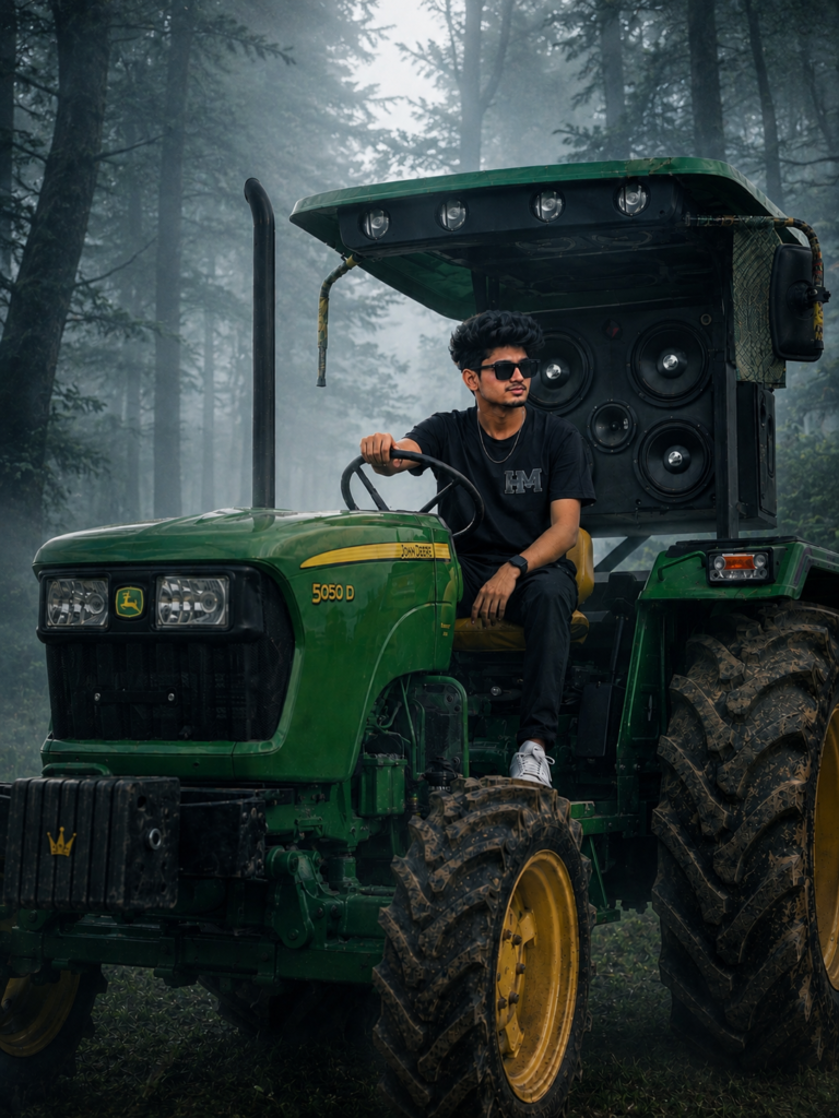 Cinematic Tractor Portrait